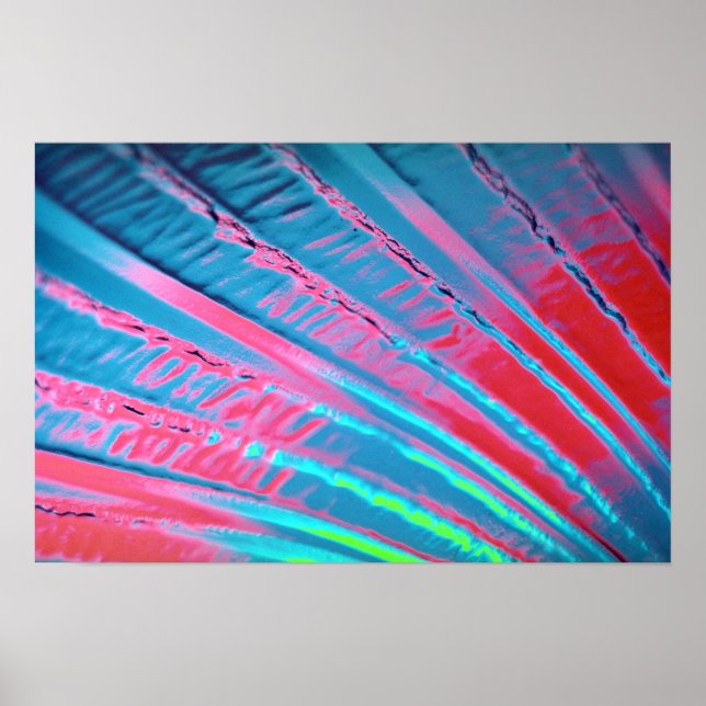 Farbige Phosphoreszenz Poster (Vorne)