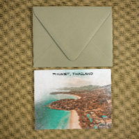 Farbige Phuket Thailand Küstensicht