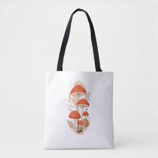 Farbige Pilz-Vibrant-Botanik-Tasche