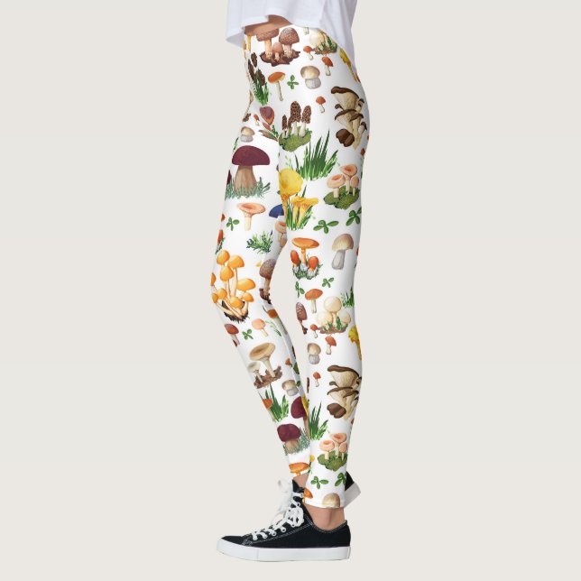 Farbige Pilze Leggings (Links)