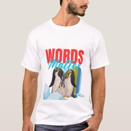 Farbige Pinguinfamilienliebe T-Shirt