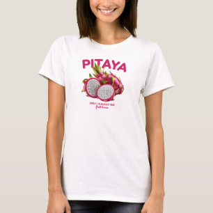 Farbige Pitaya-Drachenfrucht-Sommer-Design T-Shirt