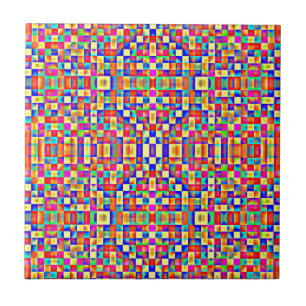 Farbige Pixel Fliese