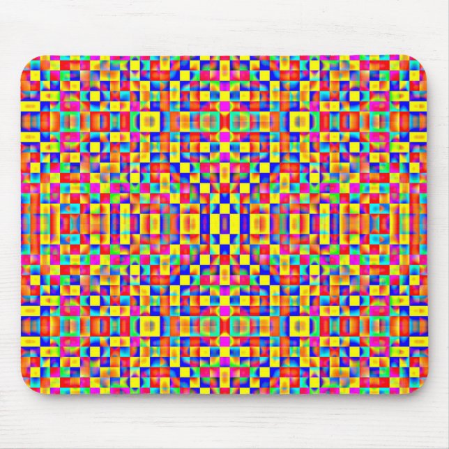 Farbige Pixel Mousepad (Vorne)
