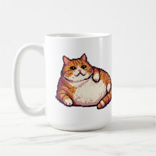 Farbige Pixelkunst Kaffeetasse