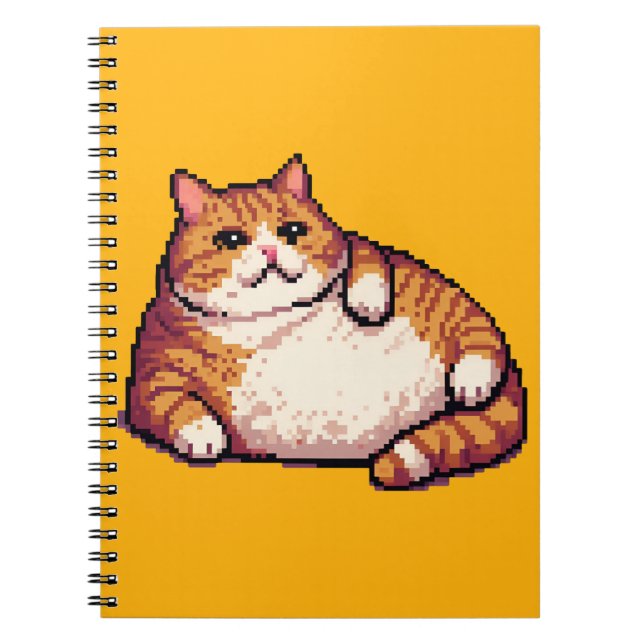 Farbige Pixelkunst Notizblock (Vorderseite)