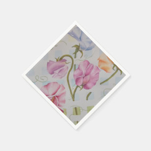 FARBIGE PLATTERBSEN PAPIER NAPKINS SERVIETTE
