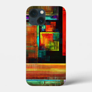 Farbige Plätze Modernes Abstraktes Kunstmuster #04 Case-Mate iPhone Hülle