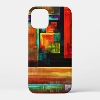Farbige Plätze Modernes Abstraktes Kunstmuster #04 Case-Mate iPhone Hülle