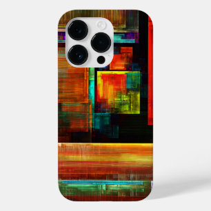 Farbige Plätze Modernes Abstraktes Kunstmuster #04 Case-Mate iPhone 14 Pro Hülle