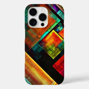 Farbige Plätze Modernes Abstraktes Kunstmuster #04 iPhone 16 Pro Hülle