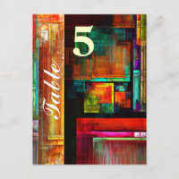 Farbige Plätze Modernes Abstraktes Kunstmuster #04