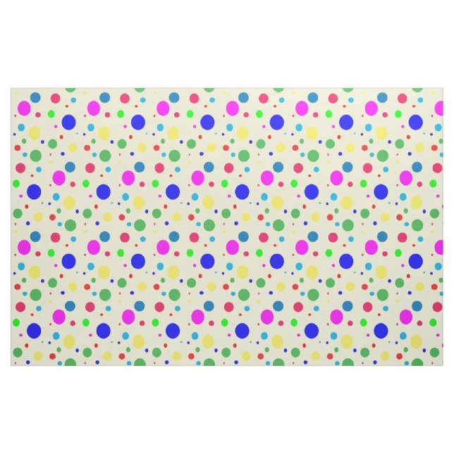 Farbige Polka Dot Blubble Balloons Stoffe (Fat Quarter (45,7 x 55,9 cm))