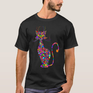 Farbige Polka Dot Cat International Dot Day Boys T-Shirt