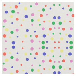 Farbige Polka Dots Geometrisches Muster Stoff