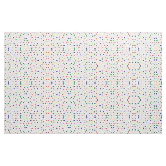 Farbige Polka Dots Geometrisches Muster Stoff (Fat Quarter (45,7 x 55,9 cm))