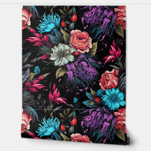 Farbige Punk-Blumen