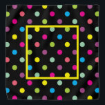 Farbige Punkte Halstuch<br><div class="desc">Ein Niedliches Haustier,  das in farbenfrohen Polka-Dots für Hunde entworfen wurde</div>