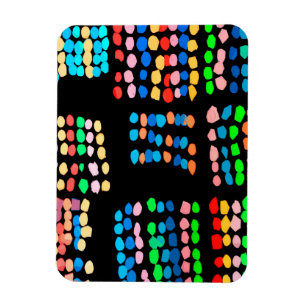 Farbige Punkte Magnet
