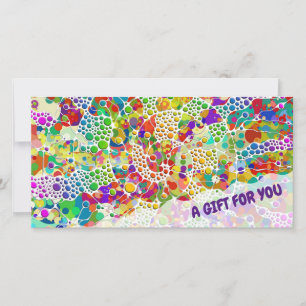 Farbige Punkte Spiralen Handmalerei 2