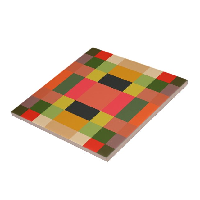 farbige Quadrate Fliese (Seite)