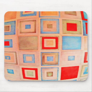 Farbige Quadrate Mousepad