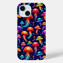 Farbige Qualle Case-Mate iPhone Hülle