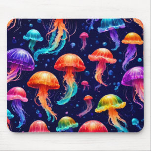 Farbige Qualle Mousepad