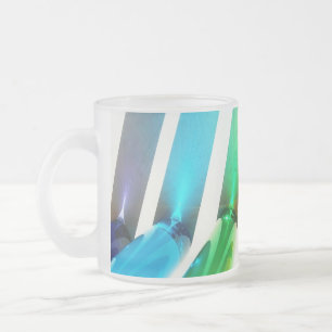 Farbige Rainbow-Light-Refraktion-Tasse Mattglastasse