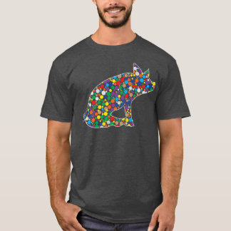 Farbige Rainbow Polka Dot Pig International Dot Da T-Shirt