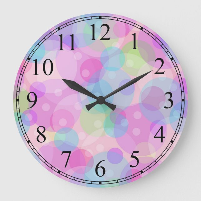 Farbige Ränder Uhr (Vorderseite)