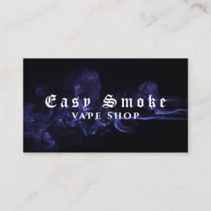 Farbige Rauch Vape Shop Visitenkarte