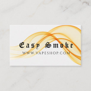 Farbige Rauch Vape Shop Visitenkarte