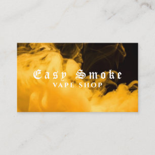 Farbige Rauch Vape Shop Visitenkarte