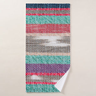 Farbige, raue Textur, Muster, Hintergrund Badehandtuch