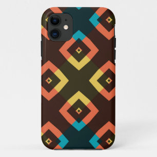 Farbige Raute-Quadrate Case-Mate iPhone Hülle