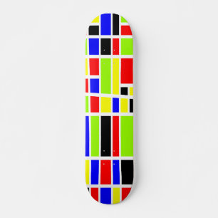 Farbige Rechtecke 04 - Alte Schule Skateboard