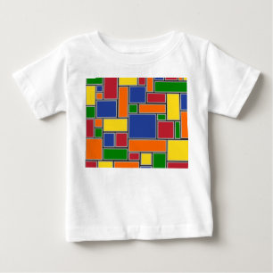 Farbige Rechtecke Baby T-shirt
