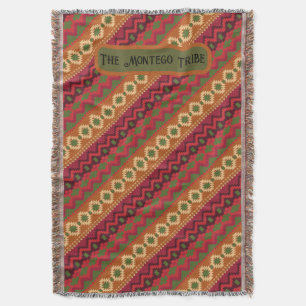 Farbige Red Aztec Design Decke