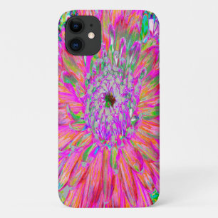 Farbige Regenbogen-Abstrakt Dekorative Dahlie Blum Case-Mate iPhone Hülle