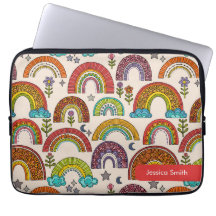 Farbige Regenbogen-Laptop-Hülle