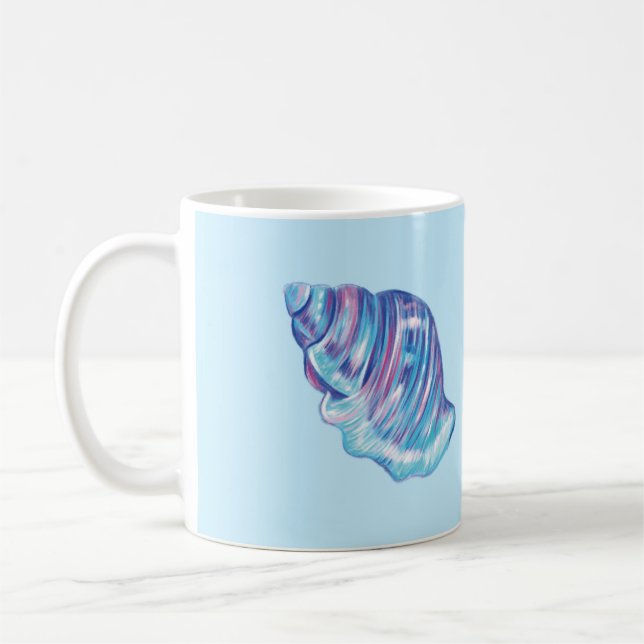 Farbige Regenbogenillustrierung Kaffeetasse (Links)