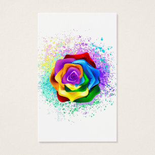 Farbige Regenbogenrose