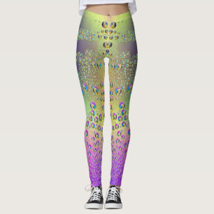 Farbige Regenfälle Leggings
