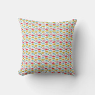 Farbige Retro-Daisy-Blumenmuster-Whimsical Kissen