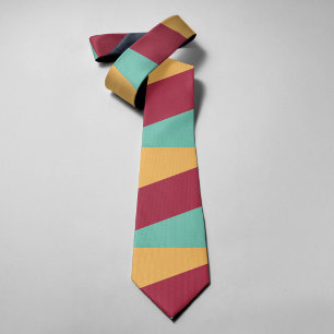 Farbige Retro-Hintergründe Vintages Muster Krawatte