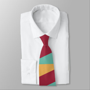 Farbige Retro-Hintergründe Vintages Muster Krawatte