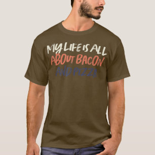 Farbige Retro lustig Mein Leben dreht sich alles u T-Shirt