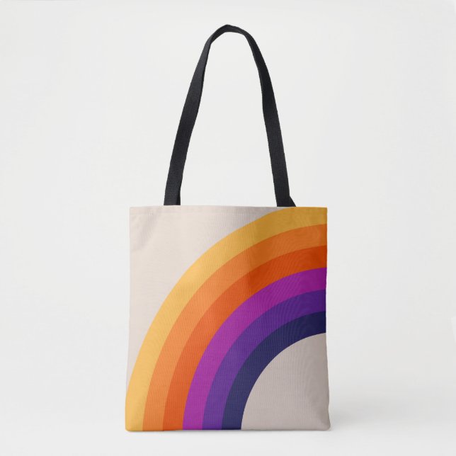 Farbige Retro-Regenbogenkunst (Vorderseite)