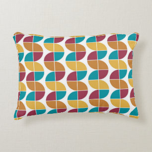 Farbige Retro Vintage geometrische Muster Dekokissen